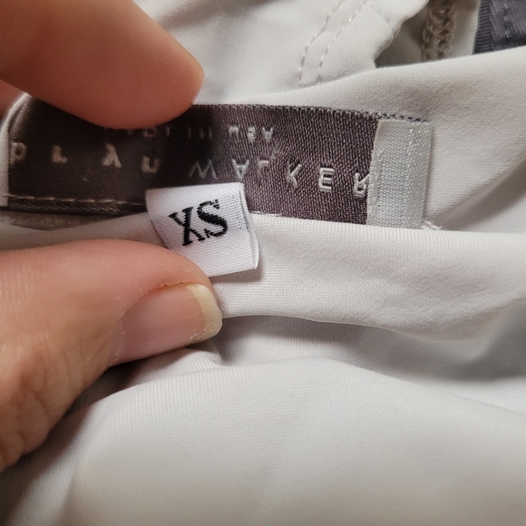 Bryn Walker Light Grey Batwing Style Shirt - Picture 2 of 6